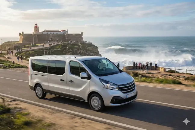 Tour à Nazaré e ondas gigantes com transfer de luxo saindo de Lisboa